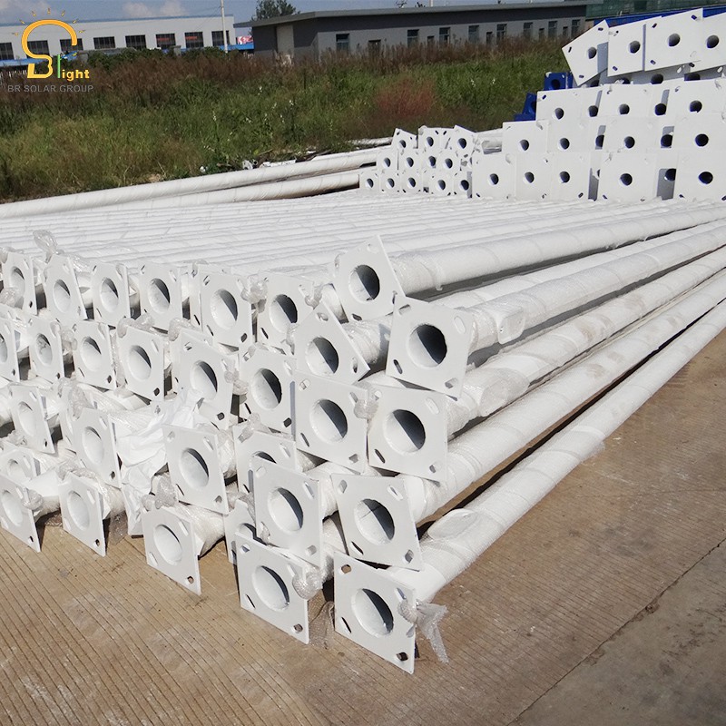 Tiang Lampu Jalan Bergalvani Panas{0}}Berkualiti Tinggi