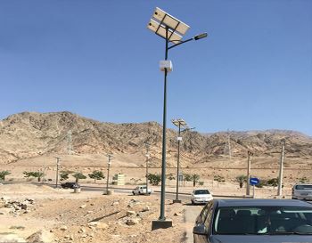 6m 30w Solar Street Lights Lampu Jalan Luaran